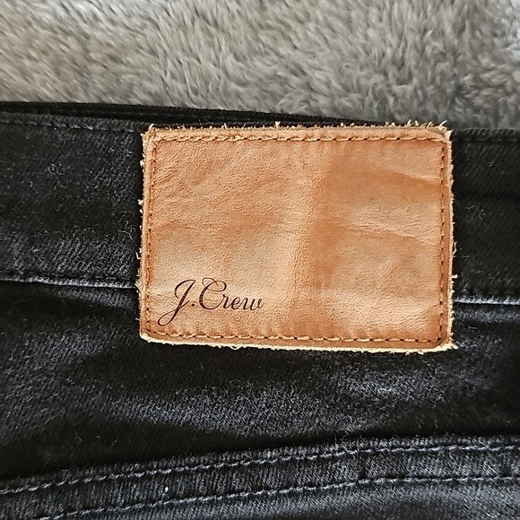 J Crew Lookout High-Rise Skinny Jeans, Black, Size 30T (Tall) - Picture 2 of 3